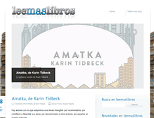 Tablet Screenshot of leemaslibros.com